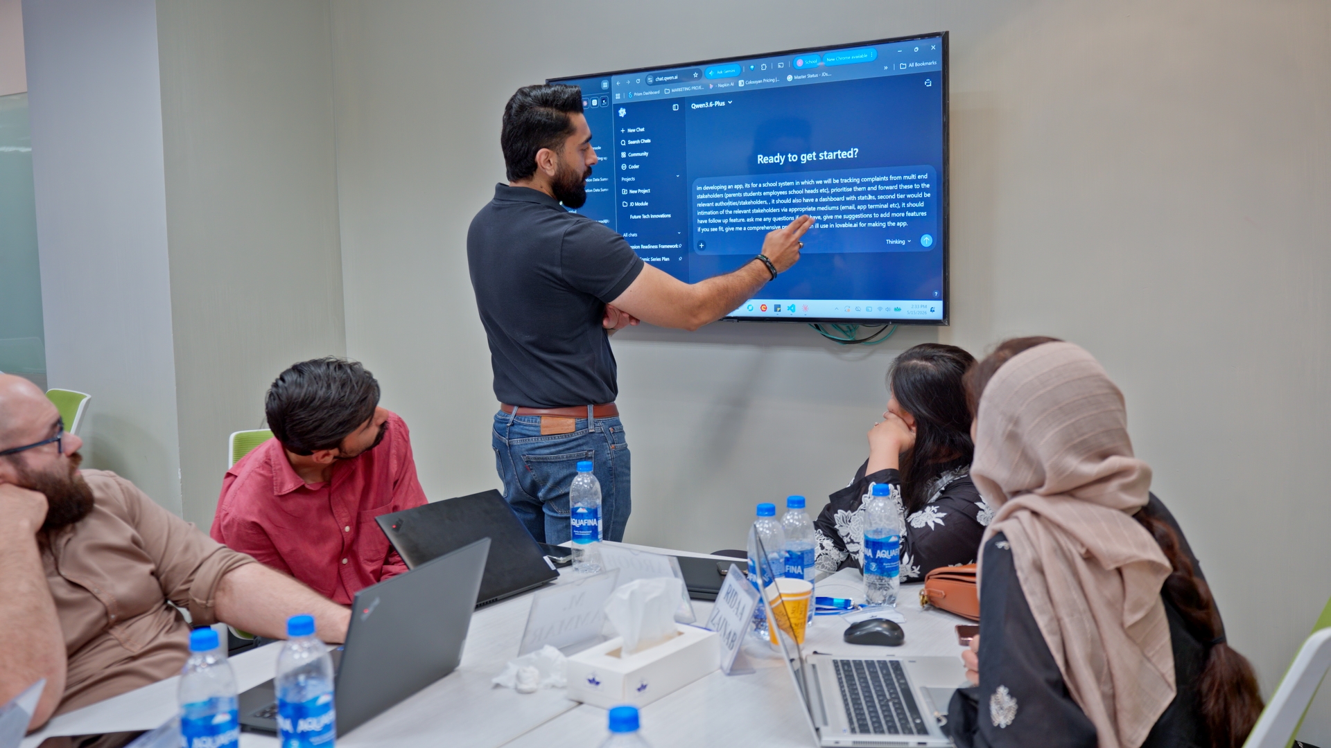 up-skill.ai workshop in progress